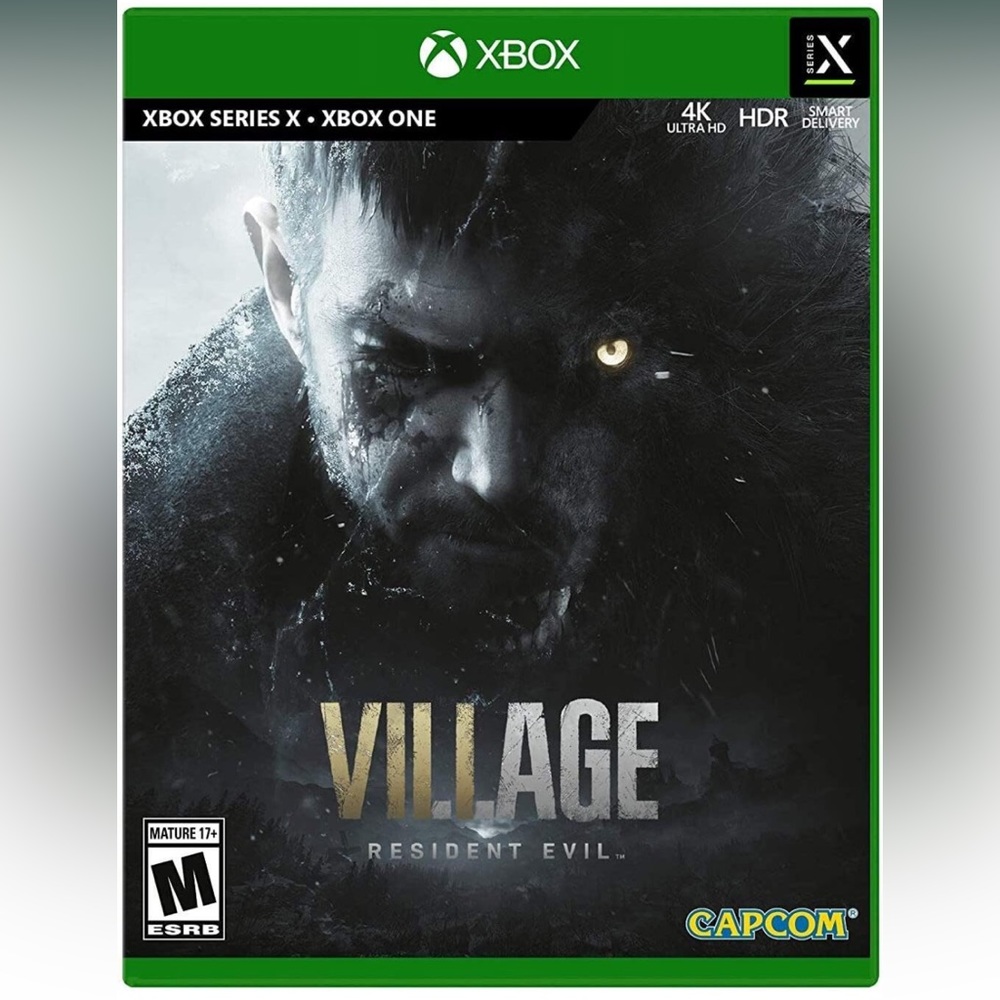 EUC Capcom Resident Evil Village 8 Microsoft Xbox One Series X S Video Game Disk